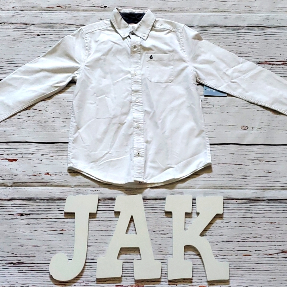 🆕️ GYMBOREE BOYS WHITE SHIRT 🧑